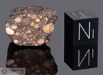 NWA 801 - Recuperata nel 2001, Marocco, Africa. Chondrite Carbonacea CR2. Massa totale recuperata sconosciuta. Pezzo in collezione: fine pezzo gr.6.7 (McM404)