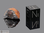 CADDO COUNTY - Recuperata nel 1987, Contea Caddo, Oklahoma, USA. Siderite Octahedrite IAB ung con silicati. Massa totale recuperata 18 kg. Pezzo in collezione: fine pezzo gr.3.22 (McM333)
