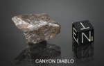 CANYON DIABLO - Found 1891, Coconino County, Arizona, USA. Iron Octahedrite IA. Total mass 30 tons +. - Fragment gr.12.3 - € 33,49