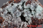 Smithsonite - Santa Eulalia Mining District, Aquiles Serdán Municipality, Chihuahua, Messico - Campione di 80.5x63.68 mm - Area con cristalli di 62.6 mm € 140,00