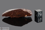 NWA 1258 - Recuperata nel 2002, Erfoud, Marocco, Africa. Chondrite L5/6. Massa totale recuperata 72 grammi. Pezzo in collezione: fine pezzo gr.27 (McM484)