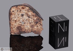 PAMPA A - Recuperata nel 1986, Mejilones, Cile. Chondrite L6. Massa totale recuperata 684 grammi. Pezzo in collezione: fetta gr.6 (McM383) 