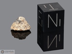 STRATHMORE - Caduta il 3 Dicembre 1917, Perthshire, Scozia. Chondrite L6. Massa totale recuperata 13.36 kg. Pezzo in collezione: frammento gr.0.334 (McM595) proveniente dalla massa Carsie di 1.1 kg.