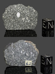 ALLENDE - Fall 8 February 1969, Chihuahua, Mexico. Carbonaceous Chondrite CV3. Total mass 2 tons. - Slice with crust gr.6.2 - € 225,07