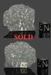 ALLENDE - Fall 8 February 1969, Chihuahua, Mexico. Carbonaceous Chondrite CV3. Total mass 2 tons. - Slice with crust gr.4.35 - € 157,91