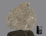 NWA 14743 - Found 2021, Morocco, Africa. Carbonaceous chondrite CVox3. Total mass 3.3 kg. Slice gr.22.987 - € 200,00