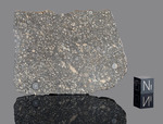 NWA 18217 - Found 2024, Morocco, Africa. Carbonaceous chondrite CV3. Total mass 9.3 kg. Slice gr.30.942 - € 200,00
