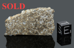 COLLESCIPOLI - Fall 03 February 1890, Terni, Umbria, Italy. Chondrite H5. Total mass 5 kg. - End piece gr.17.5 with copy old labels 
