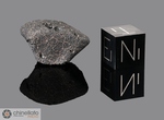EL ATCHANE 019 - Recuperata nel 2020, Algeria, Africa. Chondrite Carbonacea CM2. Massa totale recuperata 50 grammi. Pezzo in collezione: frammento con crosta gr.3.03 (McM713) 