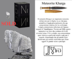 Kharga - Found 2000, Marsa Matruh, Egypt. Iron Octahedrite IVA. Total mass 1040 grams. - Slice gr.0.01 - € 280,00