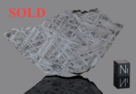NWA 17092 (provisional) - Found 2023, Sudan, Africa. Iron octhaedrite IVAB. Total mass at 3.7 kg. - Slice gr.73 - € 300,00