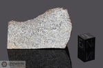 DAR AL GANI 684 - Recuperata nel 1998, Dar Al Gani, Deserto libico, Libia. Achondrite Eucrite. Massa totale 2.21 kg. Pezzo in collezione: fetta gr.36.7 (McM059)