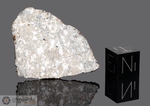 DHOFAR 007 - Recuperata nel Marzo 2000, Oman. Achondrite Cumulate Eucrite. Massa totale recuperata 21.270 kg. Pezzo in collezione: fetta gr.5.9 (McM070)