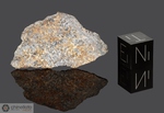 DHOFAR 300 - Recuperata 14 Gennaio 2001, Dhofar, Oman. Achondrite Eucrite. Massa totale recuperata 624 grammi. Pezzo in collezione: fetta gr.1.67 (McM369)