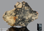 NWA 8344 - Recuperata nel 2013, Marocco, Africa. Achondrite Eucrite-mmict. Massa totale recuperata 1496 grammi. Campione in collezione: fetta gr.43.08 (McM764)