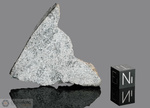 STANNERN - Caduta il 22 Maggio 1808, Iglau, Jihomoravsky, Czechoslovakia. Achondrite Eucrite. Massa totale recuperata 52 kg. Pezzo in collezione: fetta con crosta gr.23.5 (McM232) 