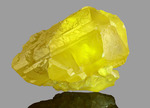 Zolfo - Miniera di Cozzo Disi, Casteltermini, Provincia di Agrigento (Provincia di Girgenti), Sicilia, Italia - Cristallo singolo di 62,88 x 43,42 mm - € 45,00