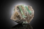 Berillo var. Smeraldo - Dayakou emerald mine, Malipo County, Wenshan, Yunnan, Cina - Campione di 70,63 x 63,46 mm - € 40,00