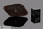 DAR AL GANI 628 - Recuperata il 23 Ottobre 1998, Dar Al Gani, Deserto libico, Libia. Chondrite Carbonacea CO3. Massa totale recuperata 60 grammi. Pezzo in collezione: fetta gr.4.3 (McM055)
