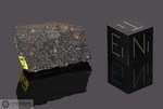 VIGARANO - Caduta il 22 Gennaio 1910, Ferrara, Emilia Romagna, Italia. Chondrite Carbonacea CV3. Massa totale recuperata 16 kg. Pezzo in collezione: fetta con crosta gr.4.74 (McM263) collezione Carl Bosch M204