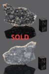 Bechar 003 - Found 2022, Bechar, Algeria, Africa. Lunar feldspathic breccia. Total mass 1522 grams. - Slice gr.10.15 - € 1.500,00