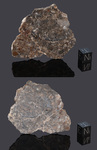 Laâyoune 002 - Found 2022, Saguia el Hamra, Africa. Achondrite, Lunar Feldspathic Breccia. Total mass 5.15 kg. Slice gr.15.79 - € 700,00
