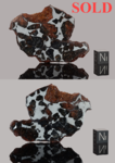 Néma 003 (provisional name) - Found 2025, Mauritania, Africa. Pallasite Eagle Station type. Total mass 7.9 kg. Slice gr.24.731 - € 1.000,00