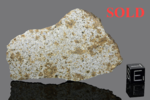 ALFIANELLO - Fall 16 February 1883, Brescia, Lombardy, Italy. Chondrite L6. Total mass 228 kg. - Slice gr.19 with copy old labels - € 1.700,00