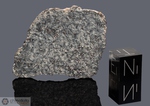 NWA 12564 - Recuperata nel 2019, Marocco, Africa. Achondrite Shergottite. Massa totale recuperata 1918 grammi. Pezzo in collezione: fetta gr.4.3 (McM745)