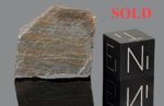 HOBA -  Found 1920, Grootfontein, Namibia, Africa. Iron Ataxite IVB. Total mass 60 tons. - Slice gr.2.878 from British Musem Collection - € 300,00 